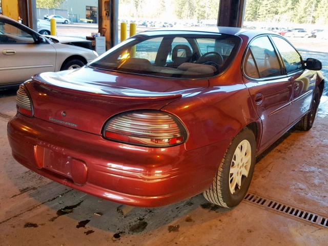1G2WK52J12F137766 - 2002 PONTIAC GRAND PRIX MAROON photo 4
