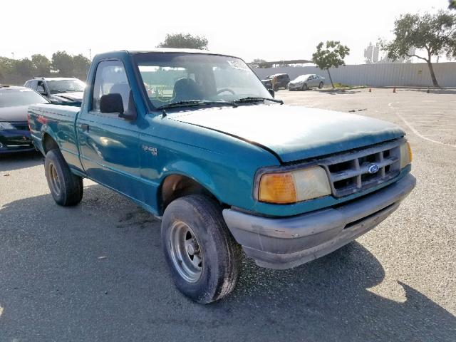 1FTCR10U0PPB39297 - 1993 FORD RANGER GREEN photo 1