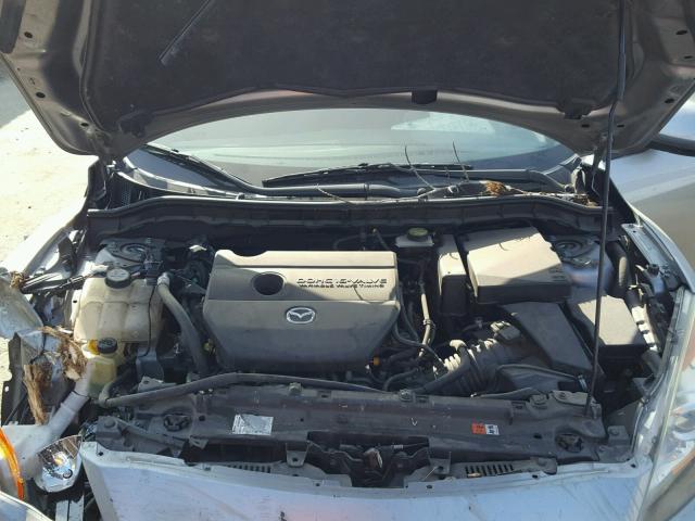 JM1BL1H68A1283113 - 2010 MAZDA 3 S SILVER photo 7