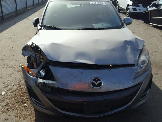 JM1BL1H68A1283113 - 2010 MAZDA 3 S SILVER photo 9