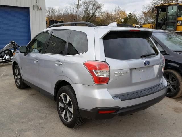 JF2SJAJC9HH506025 - 2017 SUBARU FORESTER 2 SILVER photo 3