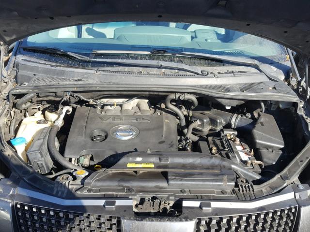 5N1BV28U44N361202 - 2004 NISSAN QUEST S GRAY photo 7