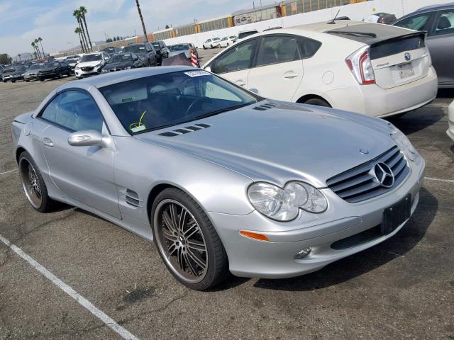 WDBSK75F04F080443 - 2004 MERCEDES-BENZ SL 500 SILVER photo 1