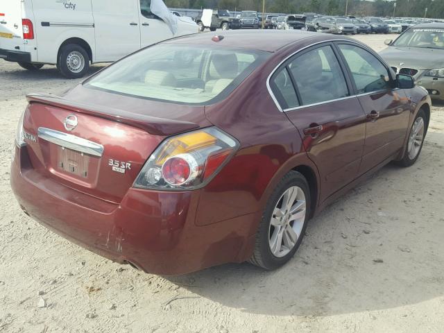 1N4BL2AP6AN516509 - 2010 NISSAN ALTIMA SR RED photo 4