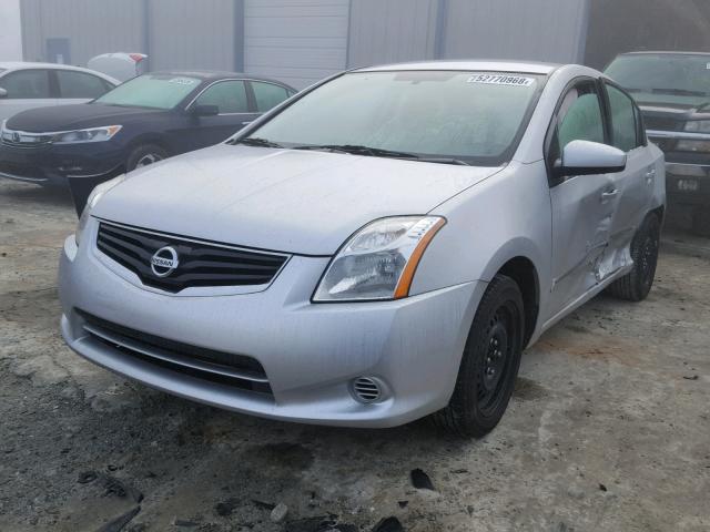 3N1AB6AP0BL711865 - 2011 NISSAN SENTRA 2.0 SILVER photo 2