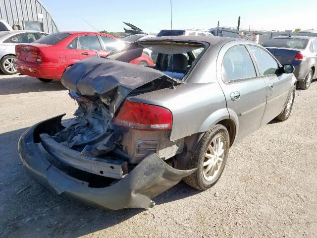 1C3EL46X22N256398 - 2002 CHRYSLER SEBRING LX GRAY photo 4