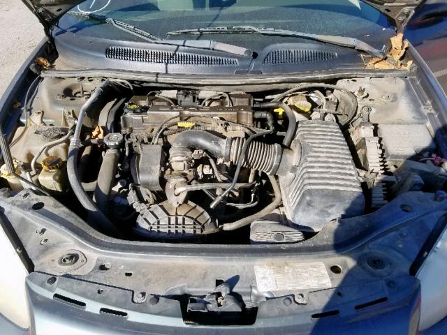 1C3EL46X22N256398 - 2002 CHRYSLER SEBRING LX GRAY photo 7