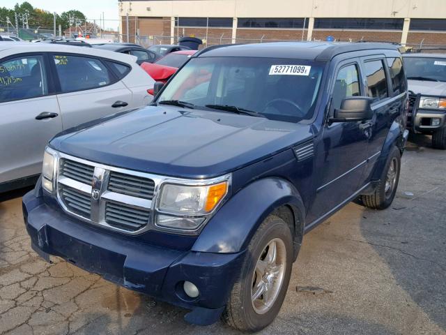 1D8GU58K88W101979 - 2008 DODGE NITRO SLT BLUE photo 2