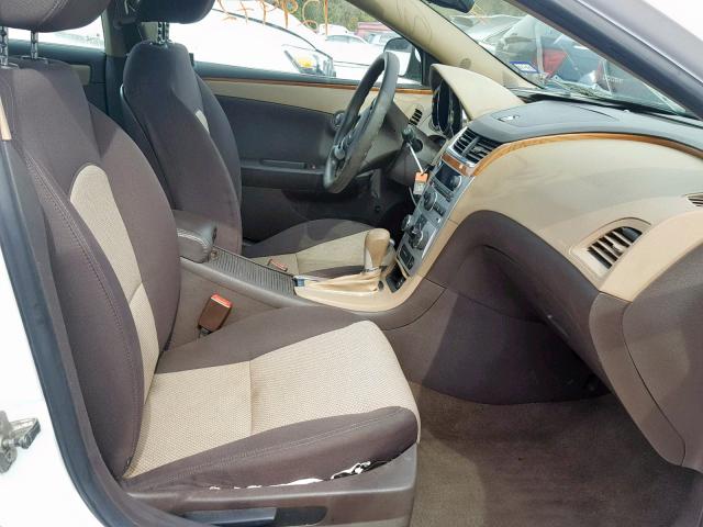 1G1ZC5EU8CF392775 - 2012 CHEVROLET MALIBU 1LT WHITE photo 5
