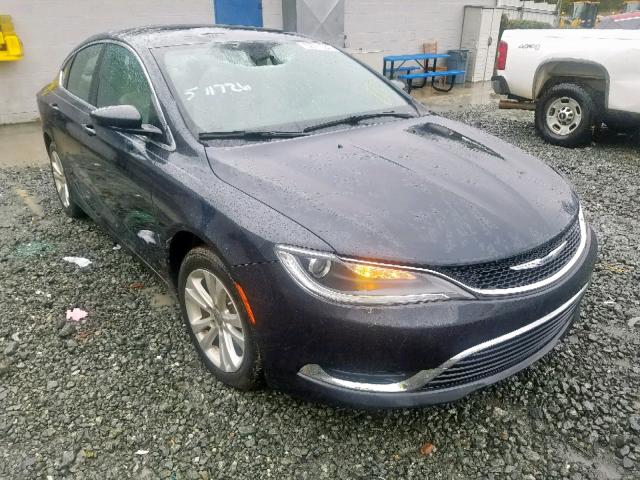 1C3CCCAB1HN511726 - 2017 CHRYSLER 200 LIMITE BLACK photo 1