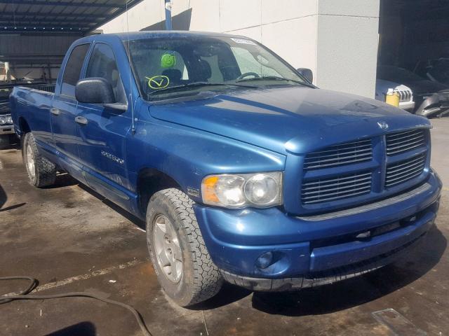 1D7HU18D24J130064 - 2004 DODGE RAM 1500 S BLUE photo 1