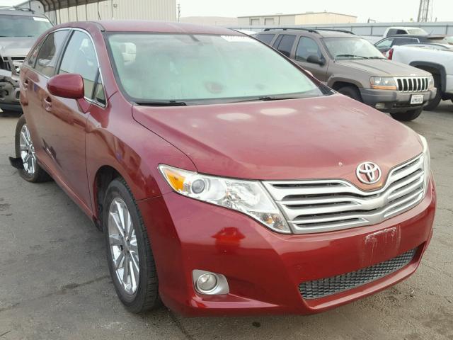 4T3ZA3BBXAU024694 - 2010 TOYOTA VENZA BASE BURGUNDY photo 1