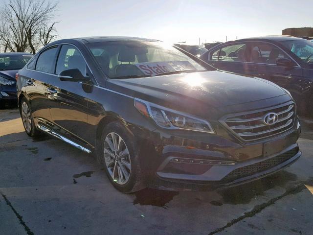 5NPE34AF7GH273120 - 2016 HYUNDAI SONATA SPO BLACK photo 1