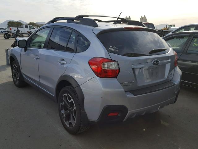 JF2GPAGC9E8245633 - 2014 SUBARU XV CROSSTR SILVER photo 3