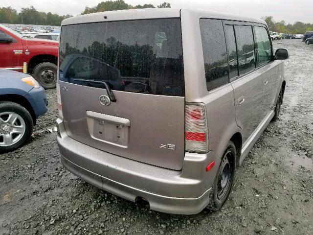 JTLKT334X40153799 - 2004 TOYOTA SCION XB ნაცრისფერი ფოტო 4
