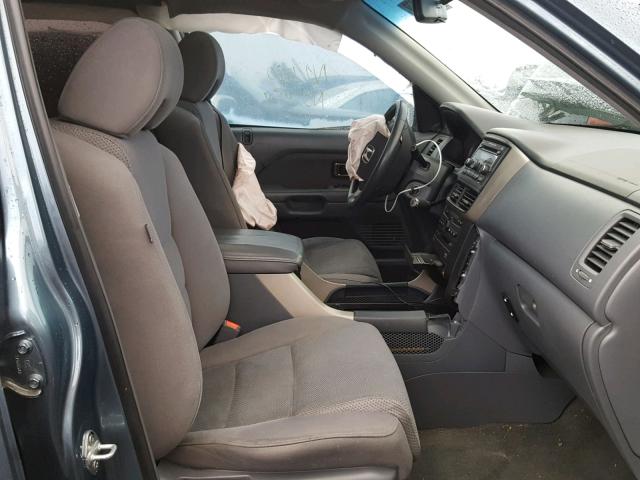 5FNYF28378B001882 - 2008 HONDA PILOT SE BLUE photo 5