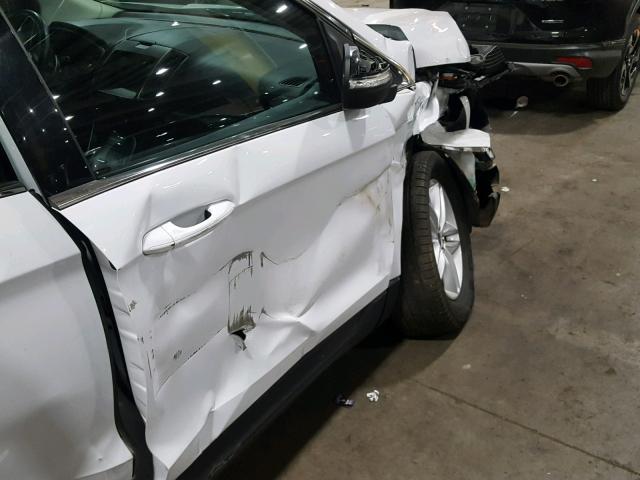 2FMTK4J87FBB21632 - 2015 FORD EDGE SEL WHITE photo 9