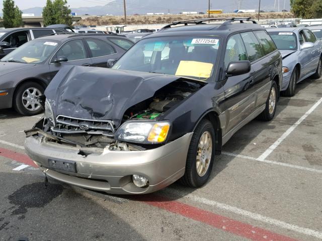 4S3BH896717642537 - 2001 SUBARU LEGACY OUT BLACK photo 2