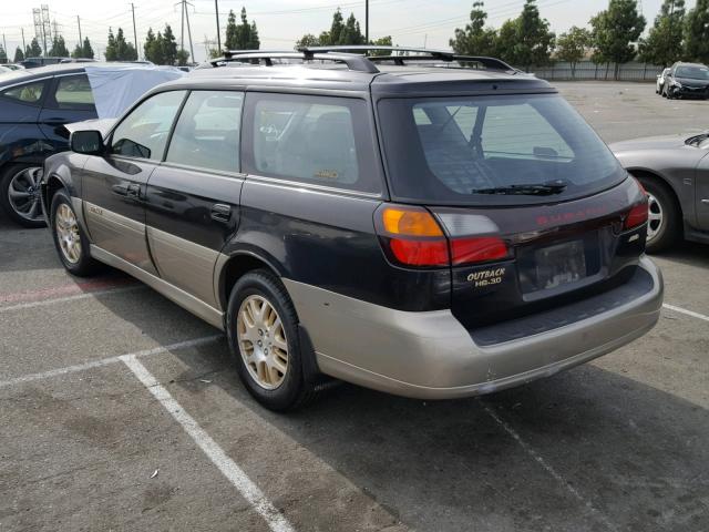 4S3BH896717642537 - 2001 SUBARU LEGACY OUT BLACK photo 3