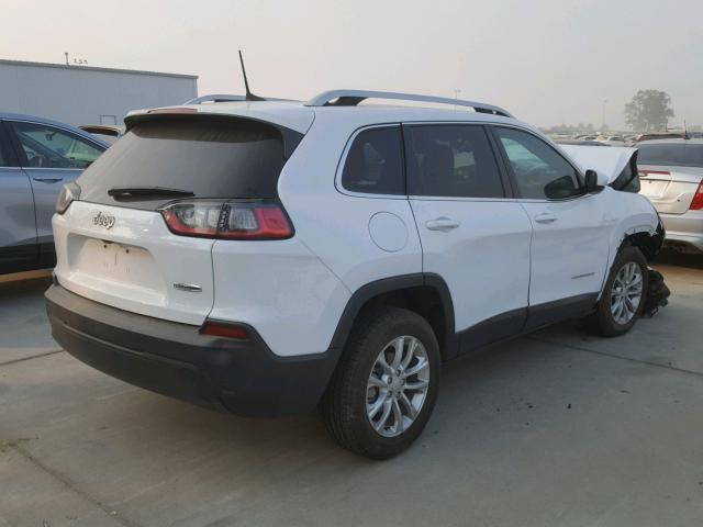 1C4PJLCB5KD190500 - 2019 JEEP CHEROKEE L WHITE photo 4