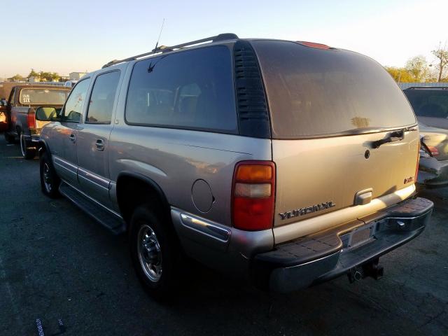 3GKGK26G51G221121 - 2001 GMC YUKON XL K TAN photo 3