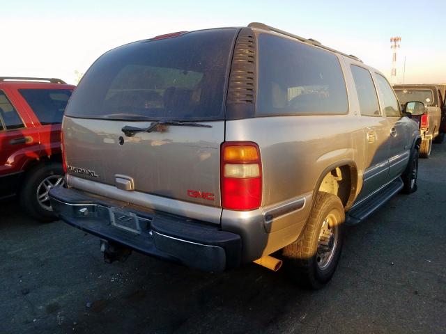 3GKGK26G51G221121 - 2001 GMC YUKON XL K TAN photo 4