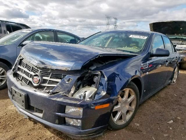 1G6DD67V380160124 - 2008 CADILLAC STS BLUE photo 2