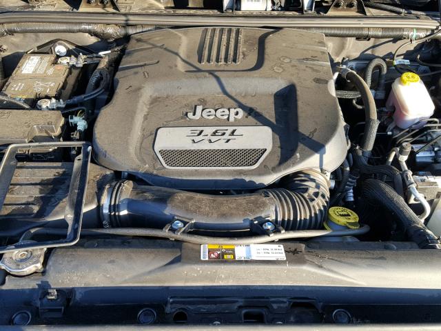 1C4AJWAG4DL546417 - 2013 JEEP WRANGLER S BLACK photo 7