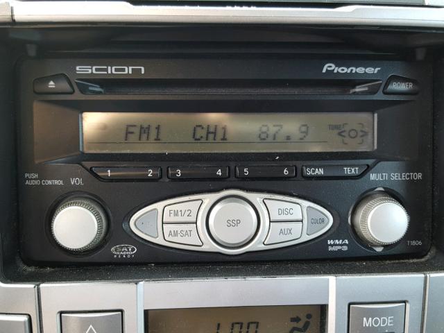 JTKDE177660124206 - 2006 TOYOTA SCION TC Grafit foto 9