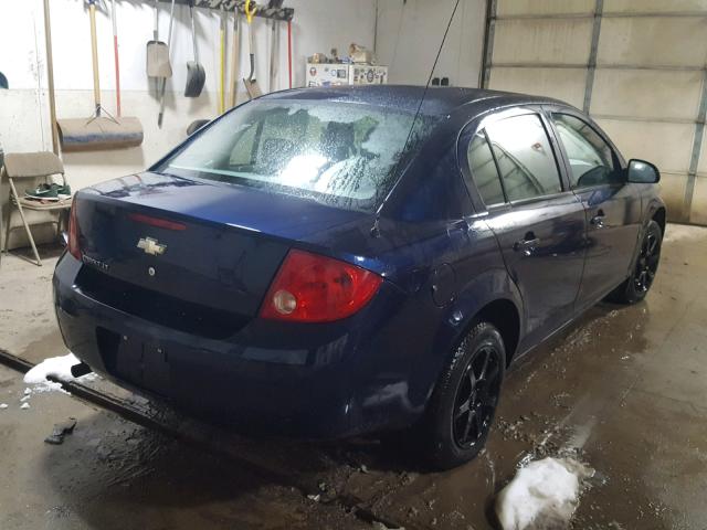 1G1AL58F787317867 - 2008 CHEVROLET COBALT LT BLUE photo 4