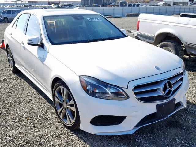 WDDHF5KB1GB227571 - 2016 MERCEDES-BENZ E 350 WHITE photo 1