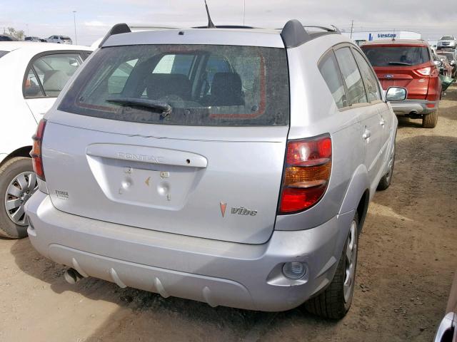 5Y2SL63815Z434242 - 2005 PONTIAC VIBE SILVER photo 4