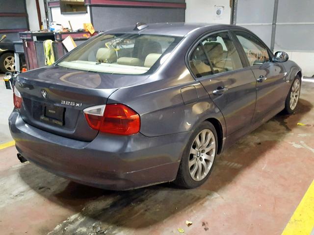 WBAVD13576KV12274 - 2006 BMW 325 XI GRAY photo 4