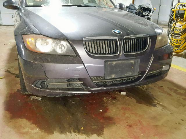 WBAVD13576KV12274 - 2006 BMW 325 XI GRAY photo 9