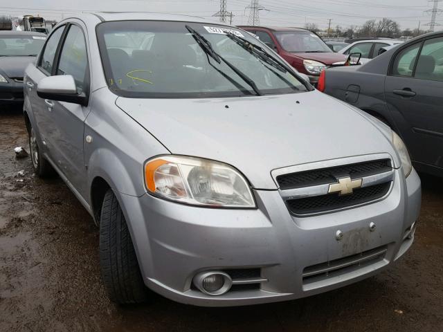 KL1TD56678B206417 - 2008 CHEVROLET AVEO BASE Gümüş foto 1