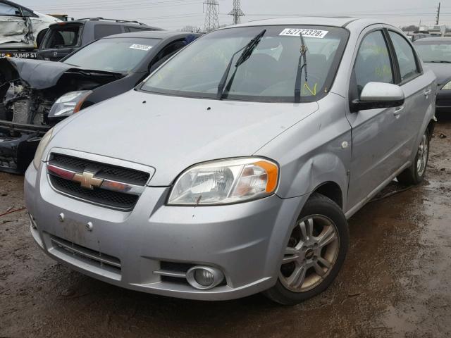KL1TD56678B206417 - 2008 CHEVROLET AVEO BASE Gümüş foto 2