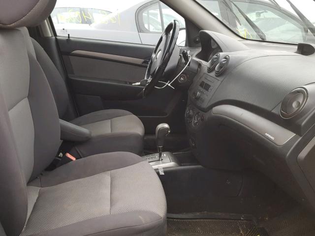 KL1TD56678B206417 - 2008 CHEVROLET AVEO BASE Gümüş foto 5