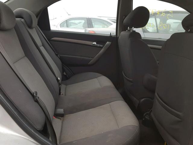 KL1TD56678B206417 - 2008 CHEVROLET AVEO BASE Gümüş foto 6