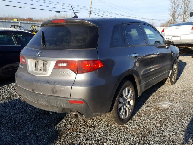 5J8TB1H24CA004684 - 2012 ACURA RDX GRAY photo 4