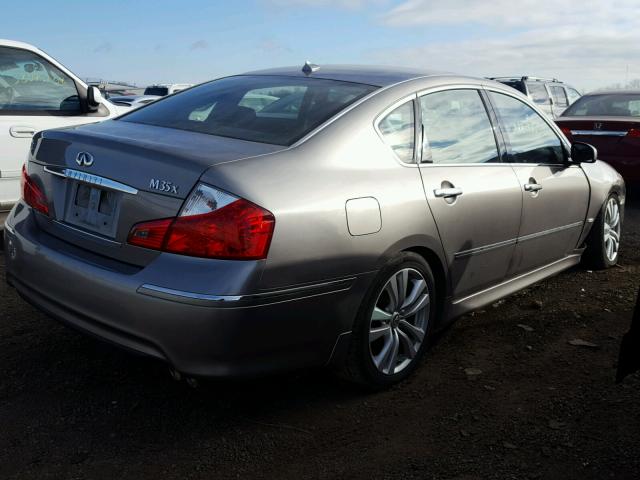 JNKAY01F68M655685 - 2008 INFINITI M35 BASE GREEN photo 4