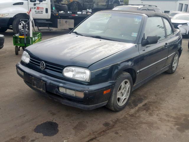 3VWAB81EXXM800882 - 1999 VOLKSWAGEN CABRIO GREEN photo 2