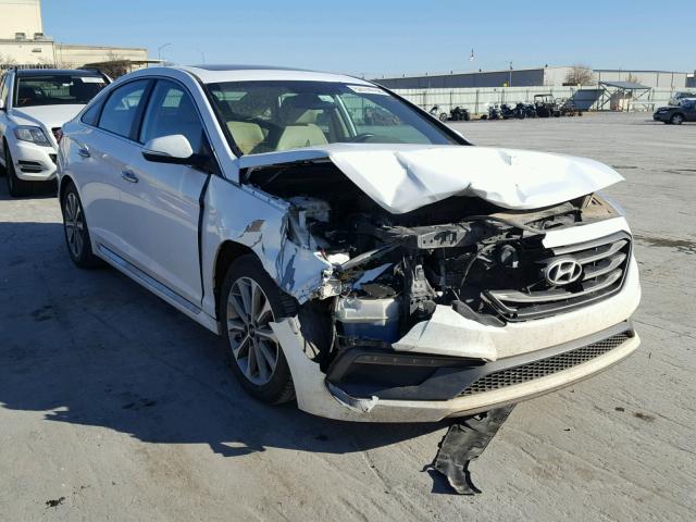 5NPE34AFXGH311911 - 2016 HYUNDAI SONATA SPO WHITE photo 1