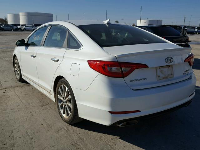 5NPE34AFXGH311911 - 2016 HYUNDAI SONATA SPO WHITE photo 3