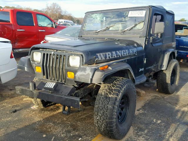 1J4FY19P6SP219008 - 1995 JEEP WRANGLER / BLACK photo 2