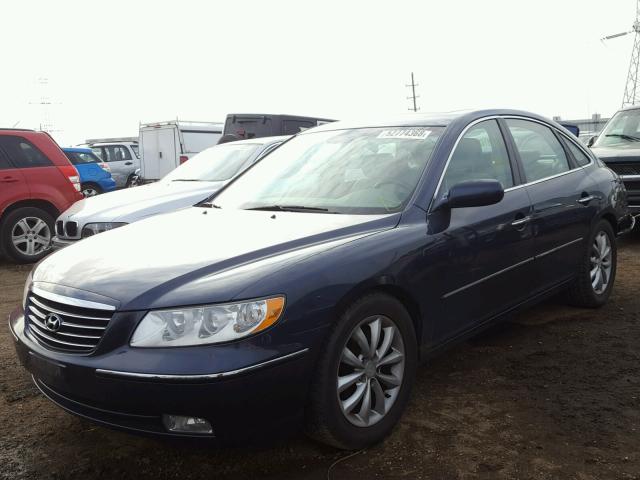 KMHFC46F86A098858 - 2006 HYUNDAI AZERA SE BLUE photo 2