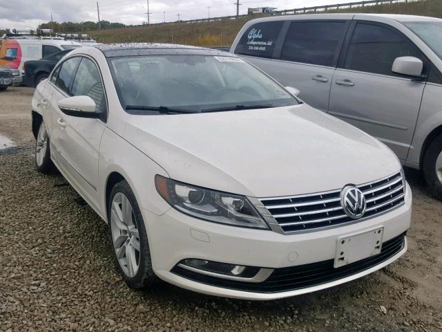 WVWRN7AN5DE525351 - 2013 VOLKSWAGEN CC LUXURY WHITE photo 1