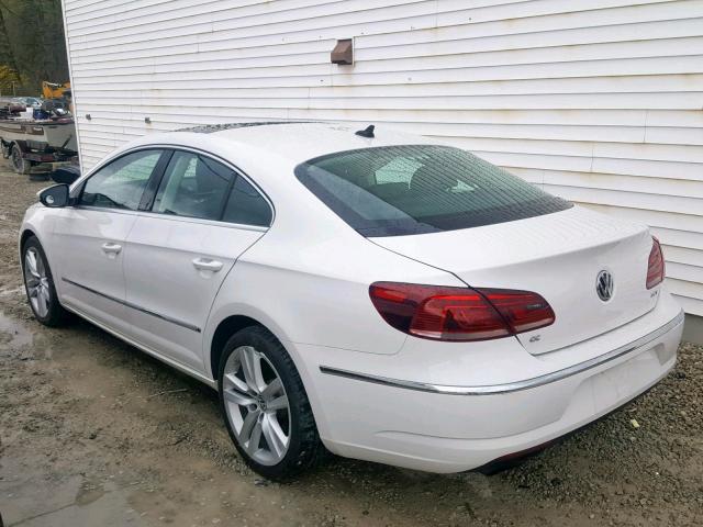 WVWRN7AN5DE525351 - 2013 VOLKSWAGEN CC LUXURY WHITE photo 3