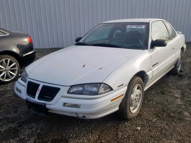 1G2NE15D1SC854462 - 1995 PONTIAC GRAND AM S WHITE photo 2