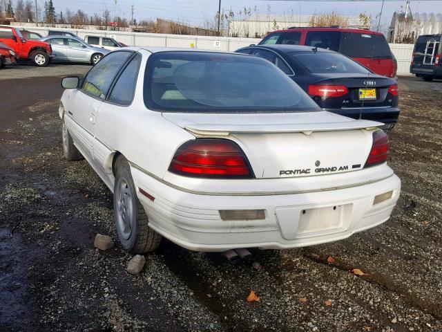 1G2NE15D1SC854462 - 1995 PONTIAC GRAND AM S WHITE photo 3