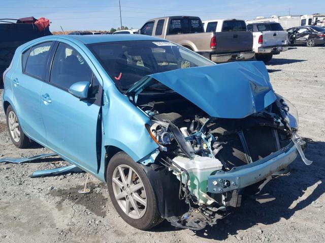 JTDKDTB37C1018533 - 2012 TOYOTA PRIUS C TURQUOISE photo 1